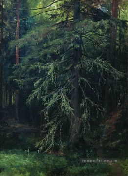 Bosquet œuvres - sapin 1 paysage classique Ivan Ivanovitch arbres